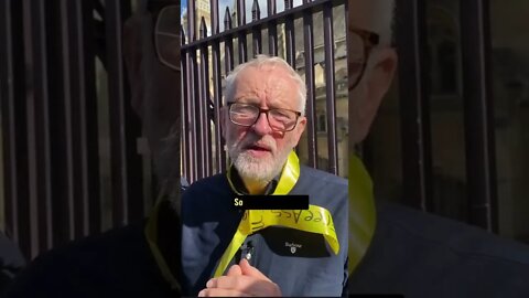 Jeremy Corbyn speaks out in support of Julian Assange