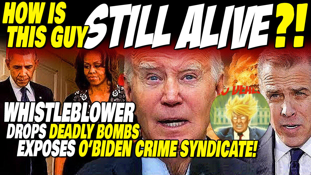 NCSWIC! Insider Turned Whistleblower EXPOSES O'Biden Crime Syndicate! HOW Is This Guy STILL ALIVE?!