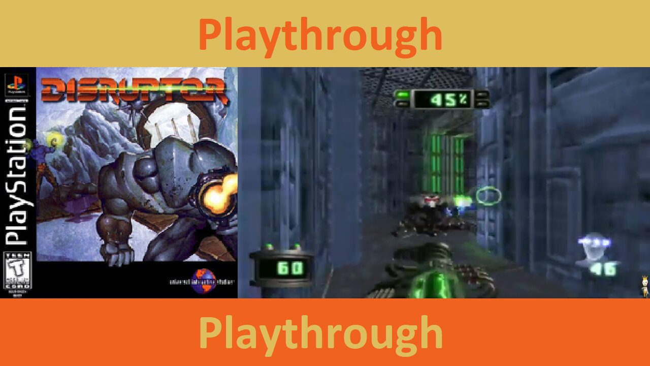 Disruptor PS1 Playthrough Playstation 1 One