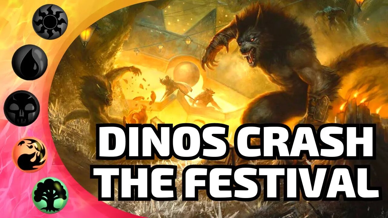 🔴🟢Storm the Festival Has Been Waiting For Dinos | MTG Arena Standard Aggro Deck List Ixalan LCI