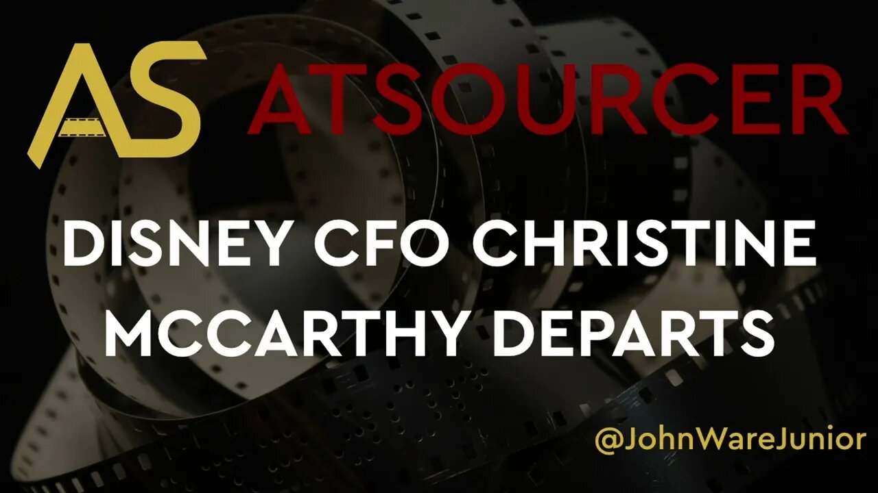 Disney CFO Departs | #business #hollywood #finance