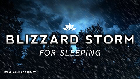 Blizzard storm sounds | Relaxing winter background sounds | Blizzard Sounds for Sleep & Relaxation