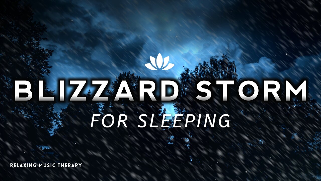 Blizzard storm sounds | Relaxing winter background sounds | Blizzard Sounds for Sleep & Relaxation