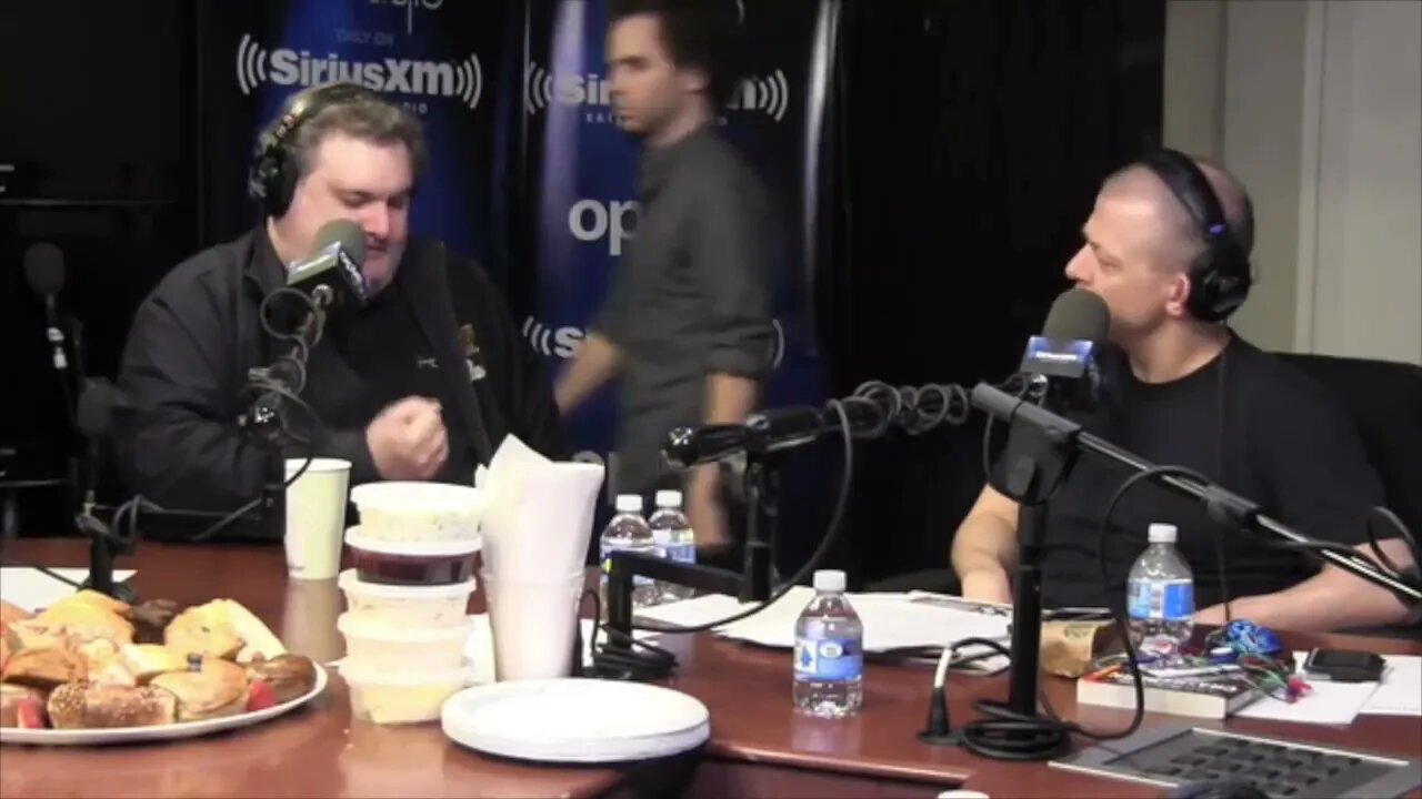 Opie and Jim(OpieRadio) tidit: Artie Lange's Crash and Burn. (Baby's first viewing of video)