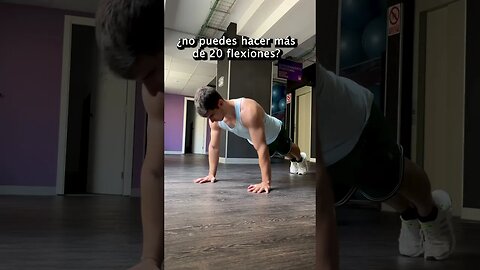 ¿No puedes hacer más de 20 flexiones? #shorts #calisthenics