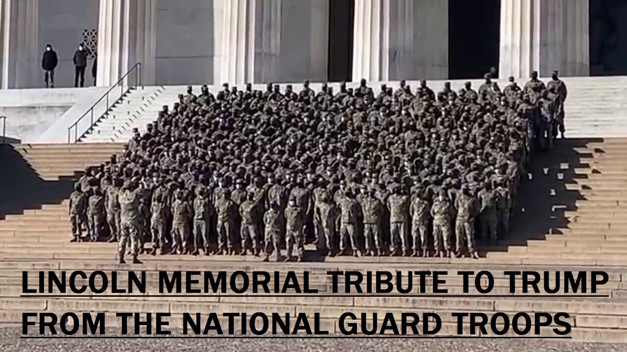 NATIONAL GUARD TRIBUTE TO TRUMP!!! We will never turn our backs on YOU SIR!!