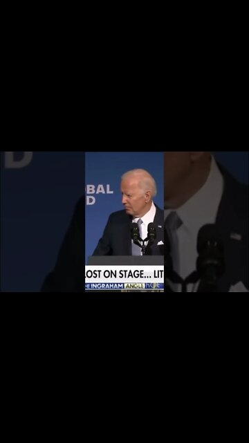 Biden Mumbles and Gets Lost on Stage Addressing the UN #shorts #biden #joebiden #unitednations