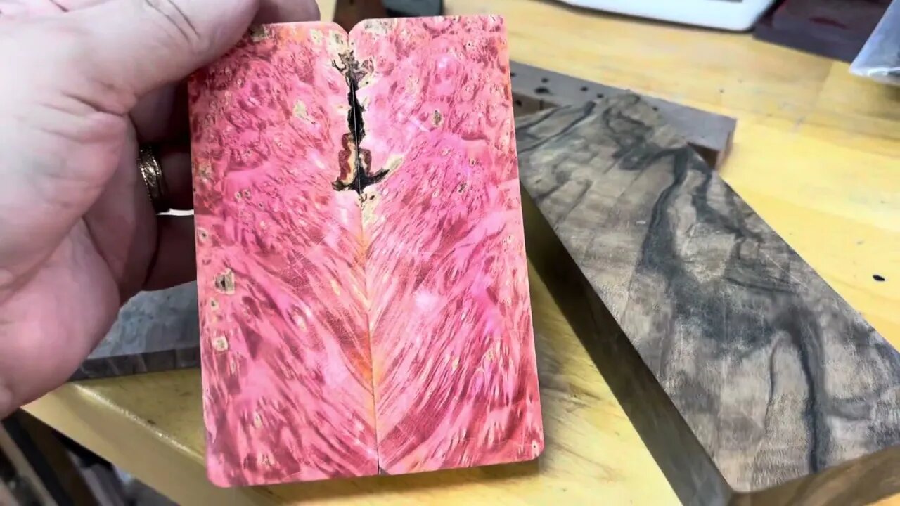 My wood is pink!