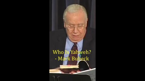 Who Is Yahweh? by Mark Bubeck