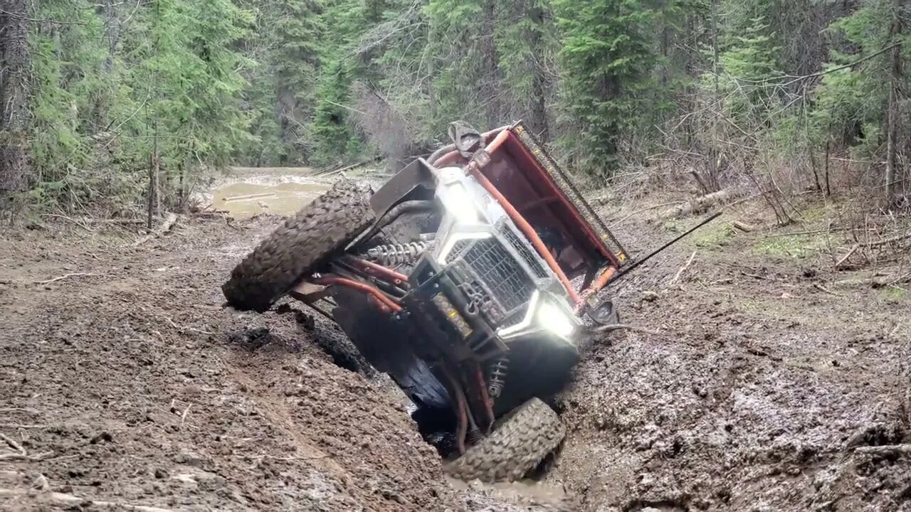 UTV RZR Turbo: Dragging Mirror in the Mud