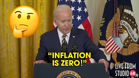 Joe Biden Claims Inflation Is "Zero"