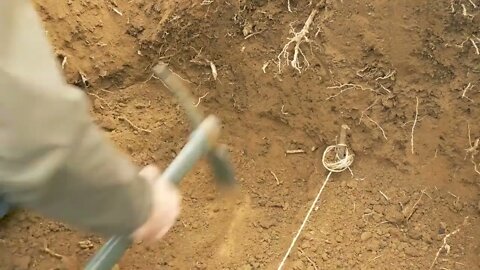 Building complete and warm survival shelter | Bushcraft earth hut, grass roof & fireplace with clay6