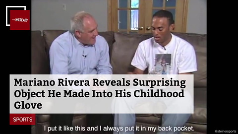 Mariano Rivera Reveals Surprising Object He Made Into His Childhood Glove