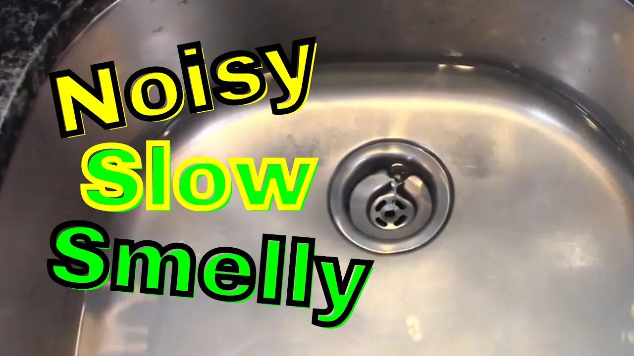 Noisy, slow, smelly sink? Easy DIY fix