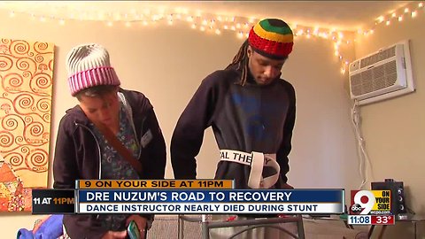 Dre Nuzum's road to recovery: 'I'm just thankful to be alive'