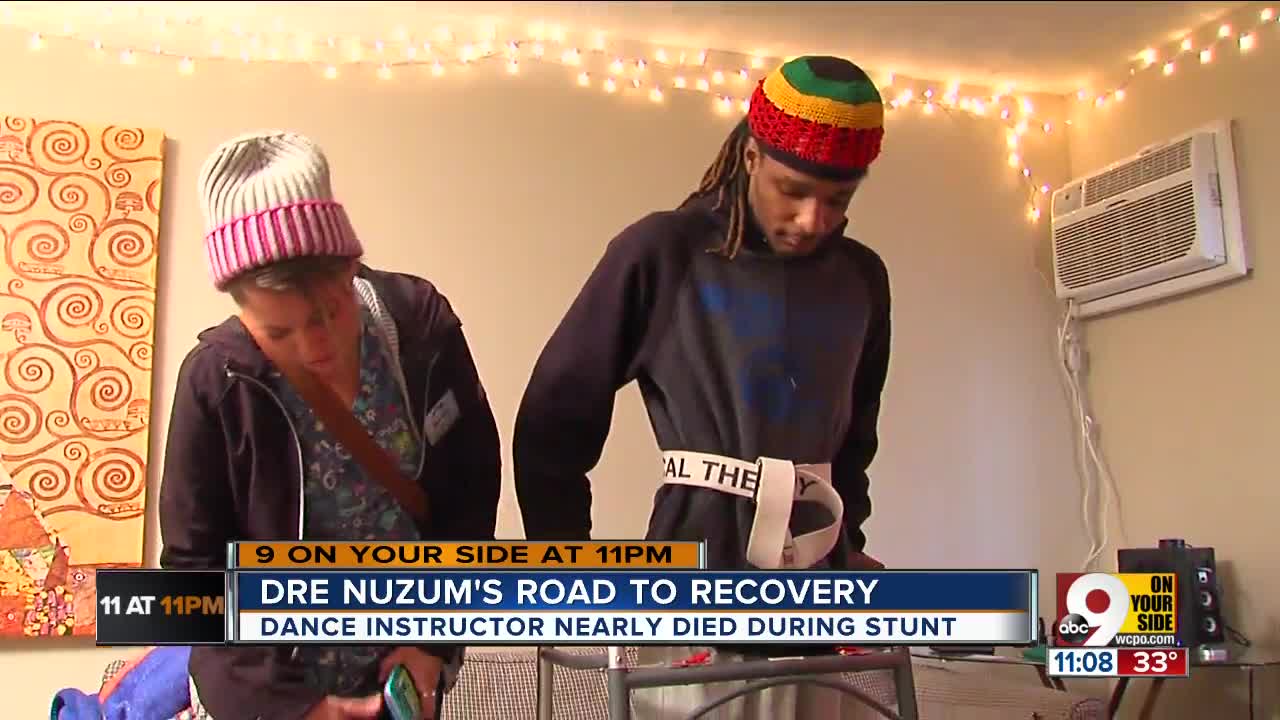Dre Nuzum's road to recovery: 'I'm just thankful to be alive'