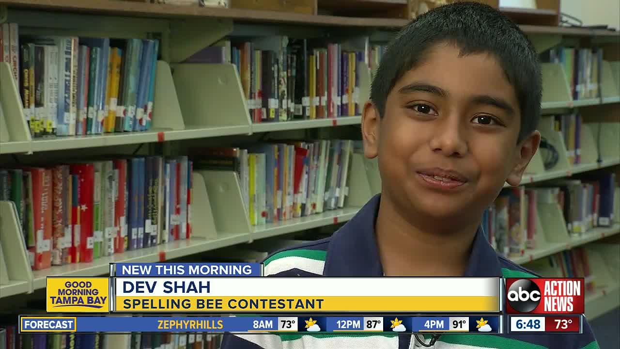 Local speller Dev Shah to participate in Scripps Spelling Bee