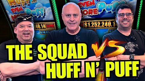 PLAYING EVERY HUFF N PUFF SLOT IN THE HIGH LIMIT ROOM!