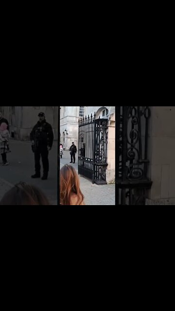 That shout was powerful #horseguardsparade