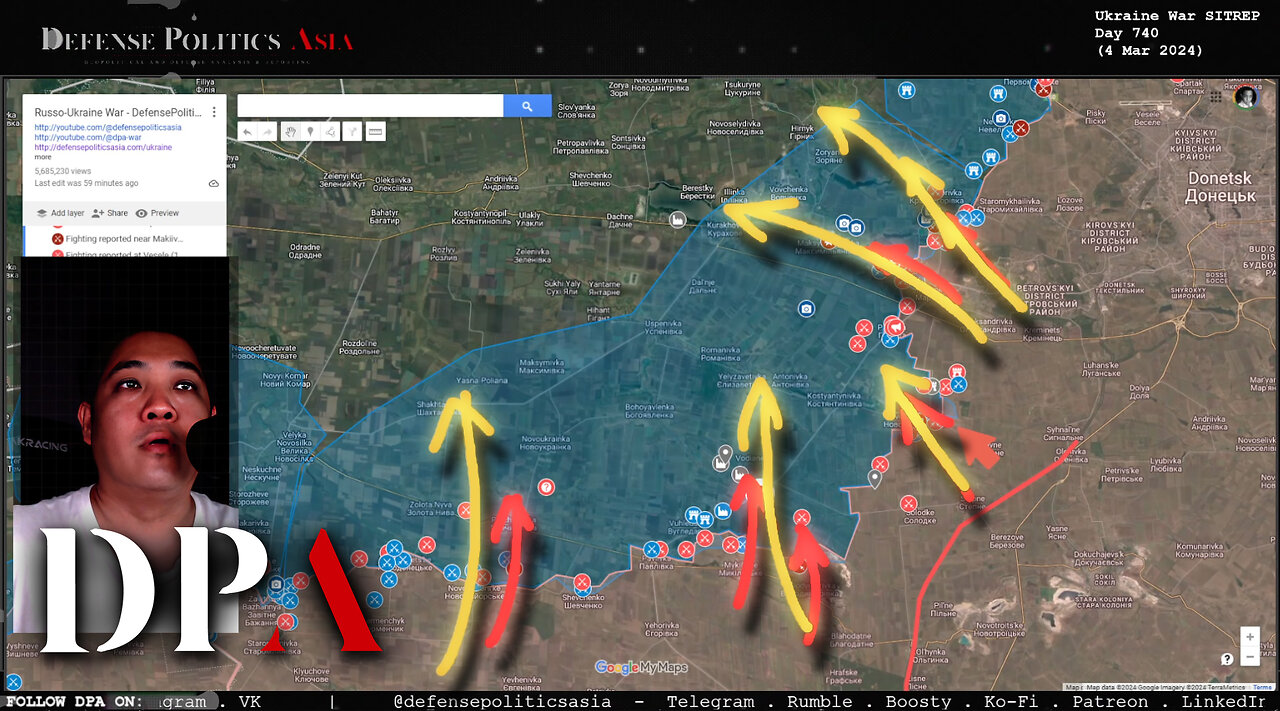 [ Donetsk Front ] Prechystivka, Vodyane, Volodymyrivka, Novomykhailivka, Heorhiivka, Krasnohorivka