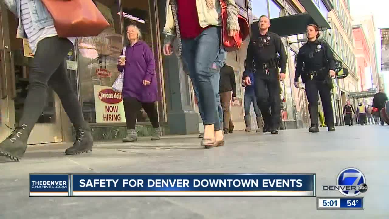 Safety for downtown Denver events