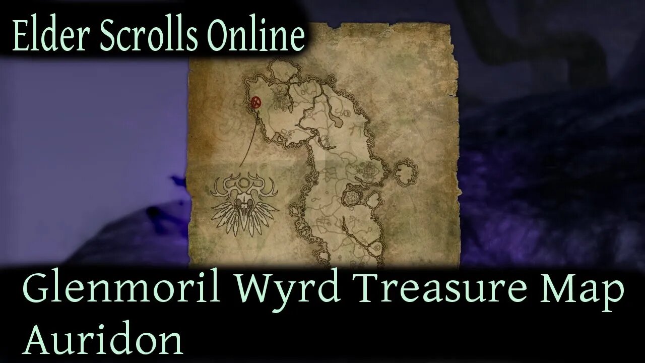 Glenmoril Wyrd Treasure Map Auridon [Elder Scrolls Online] ESO