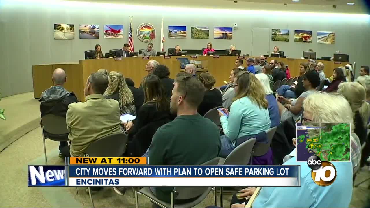 Encinitas moves forward with safe parking lot for homeless