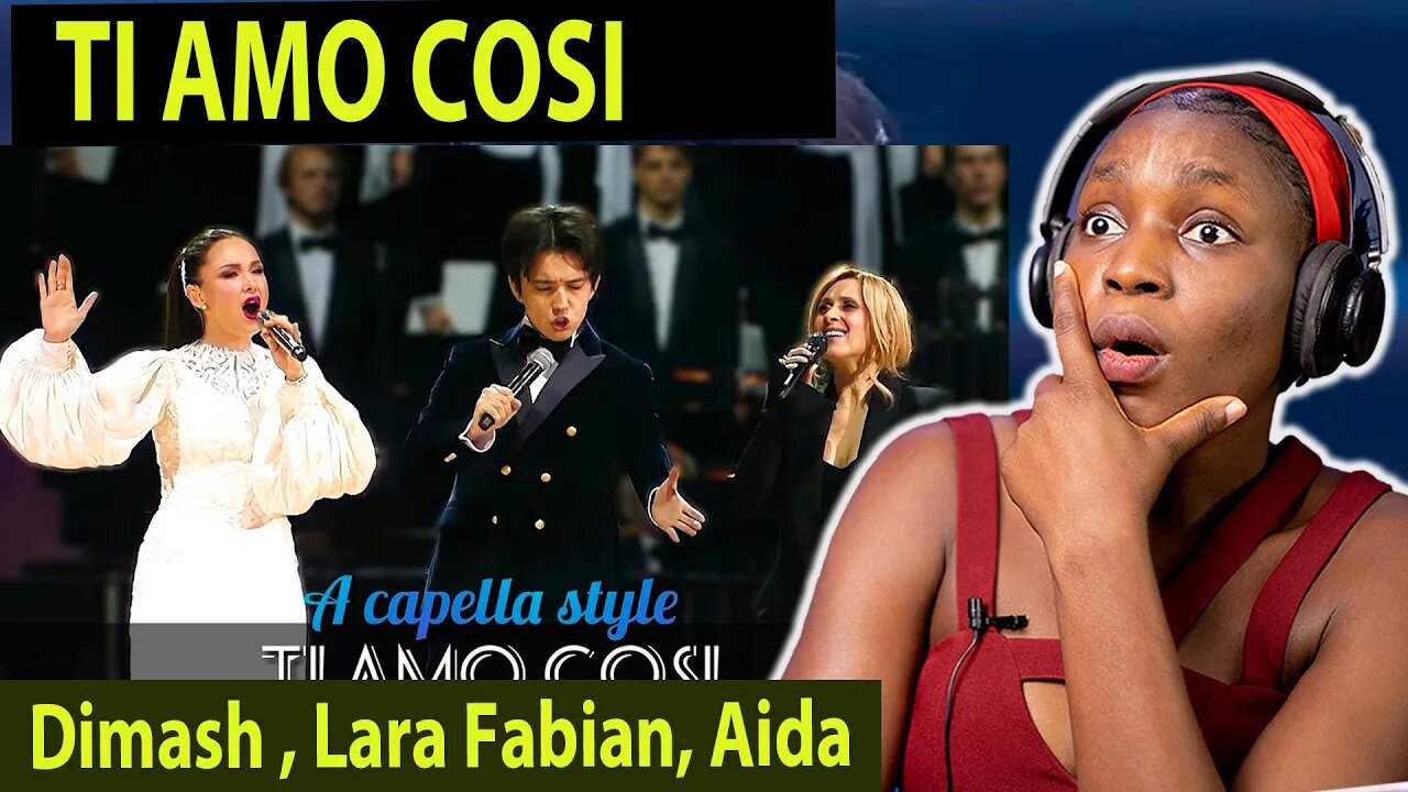 FIRST TIME REACTING TO TI AMO COSI Dimash Qudaibergen, Lara Fabian, Aida Garifullina REACTION