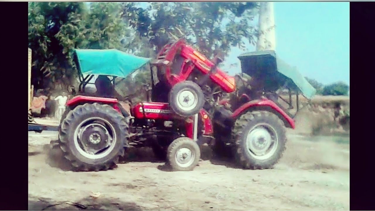 Tractor Fight Gone HORRIBLY WRONG