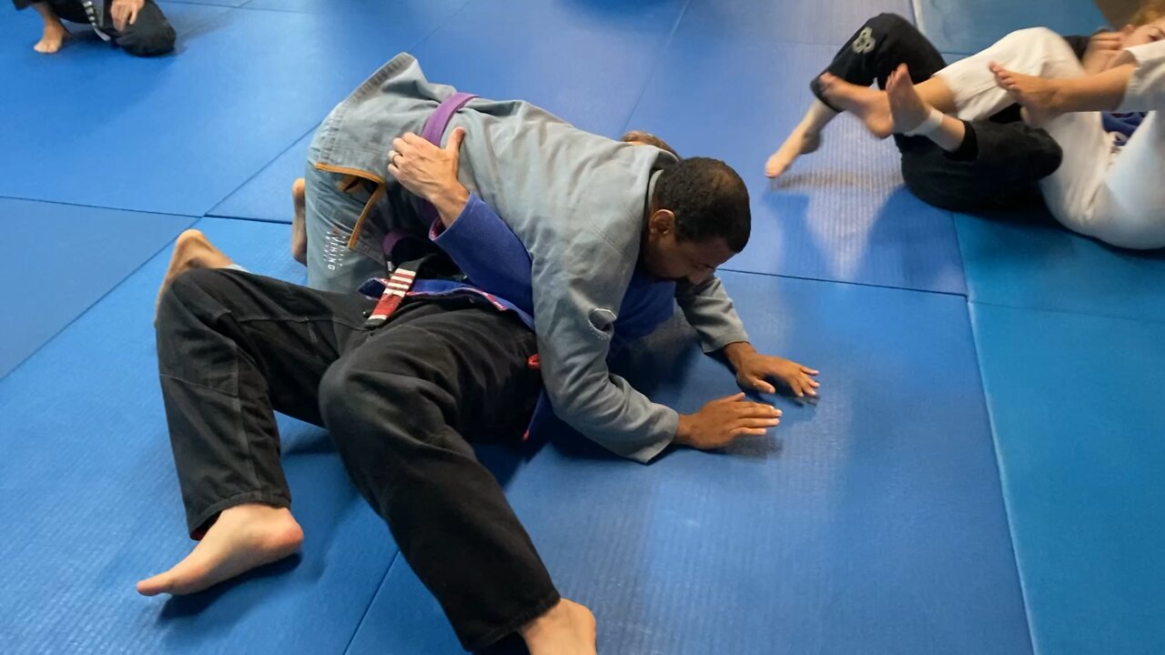 Brazilian Jiu Jitsu side escape