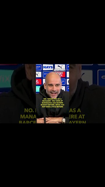 'My first league title was over 100 points! IT IS EASY!' | Pep Guardiola