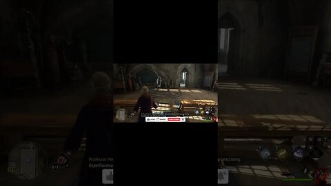 Hogwarts Legacy Casting Expelliarmus On A Dummy Casting Spells #short