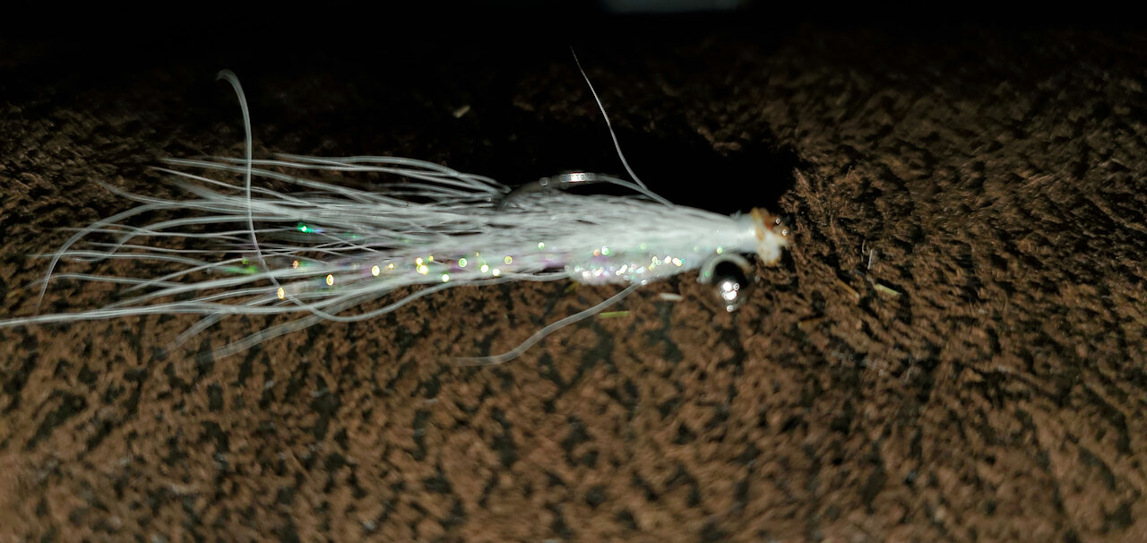 #8 White Bass Clouser Hybrid Minnow