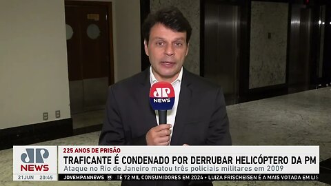 Traficante é condenado por derrubar helicóptero da PM no Rio de Janeiro