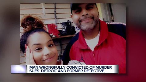 Man wrongfully convicted of murder sues Detroit and former detective