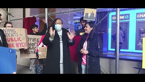The Public Banking Rally on Park palace hosted by @nychange 10/18/22 @ALBERTSCOTT718 @EastNewYorkCLT