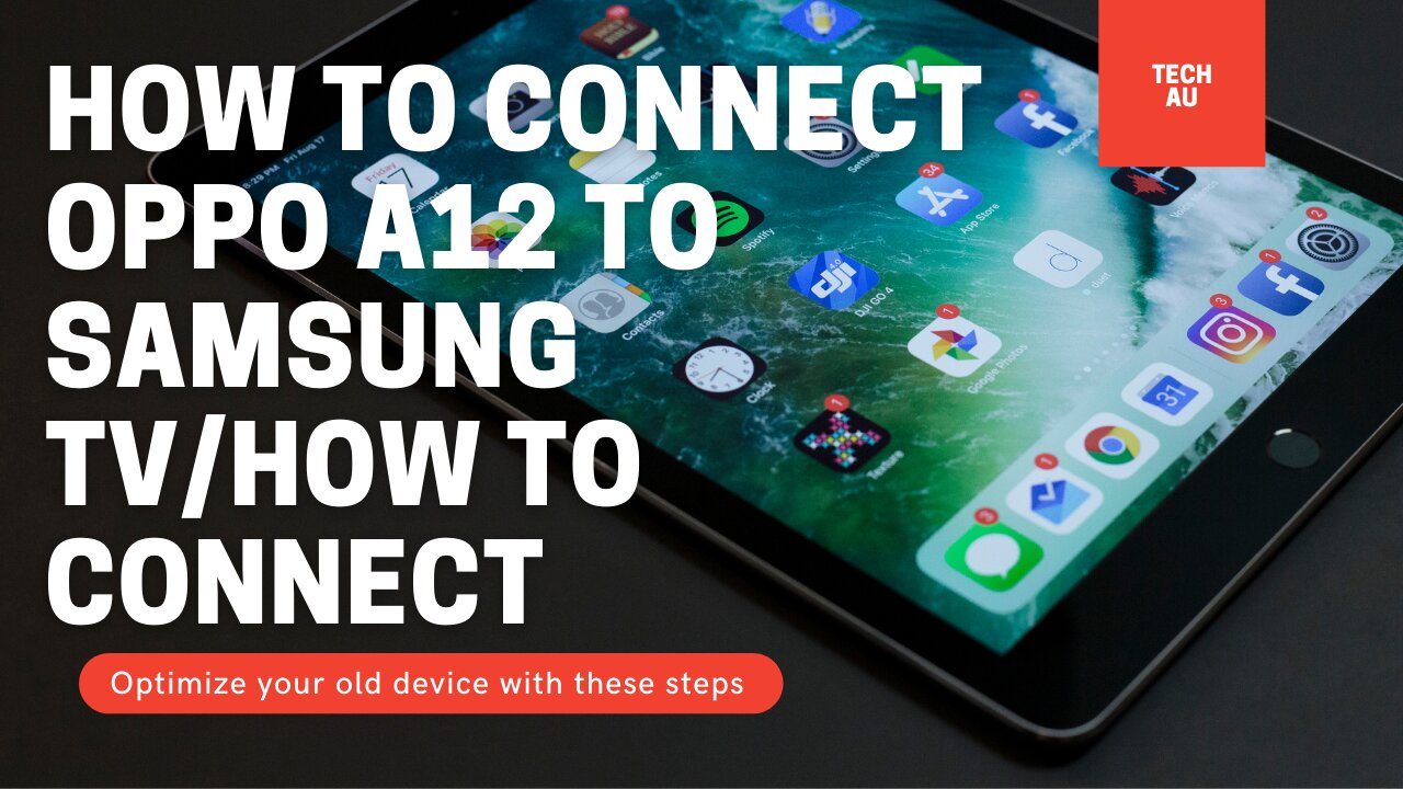 How to connect oppo a12 to Samsung TV/how to connect