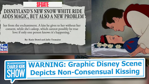 WARNING: Graphic Disney Scene Depicts Non-Consensual Kissing