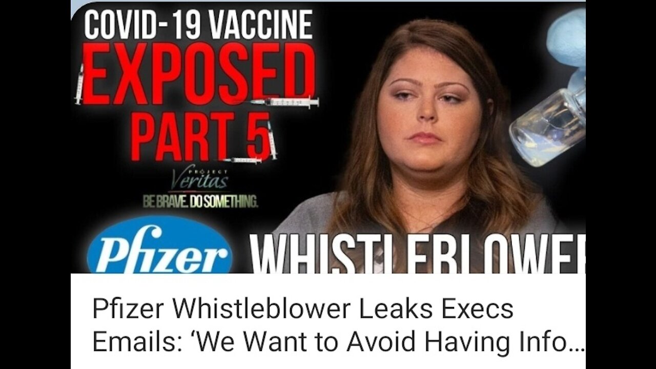 [프로젝트★베리타스] 화이자 직원 "낙태아 세포주 쉬쉬하는 경영진" 고발!