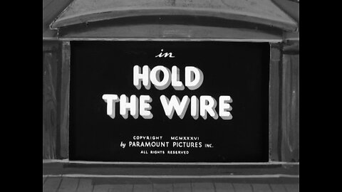 Popeye The Sailor - Hold The Wire (1936)