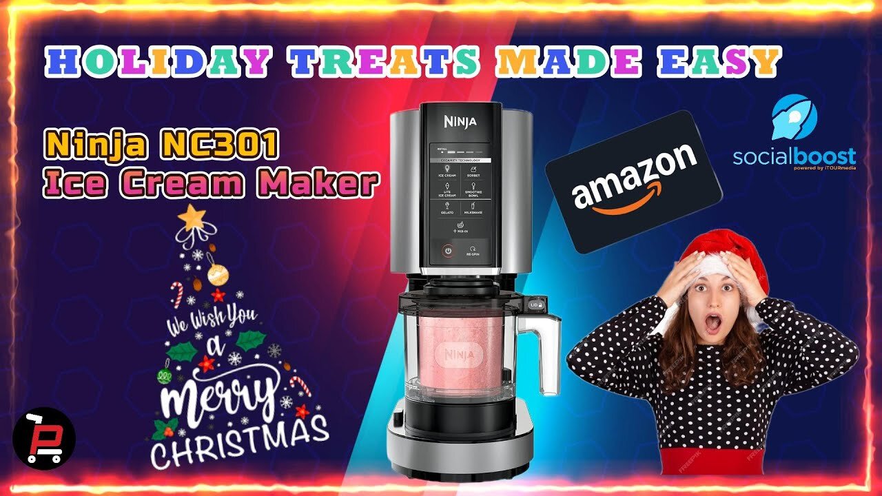 Ninja NC301 CREAMi Ice Cream Maker Review | Create Holiday Magic at Home! 🎄🍨