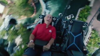 Jurassic World VelociCoaster opens today