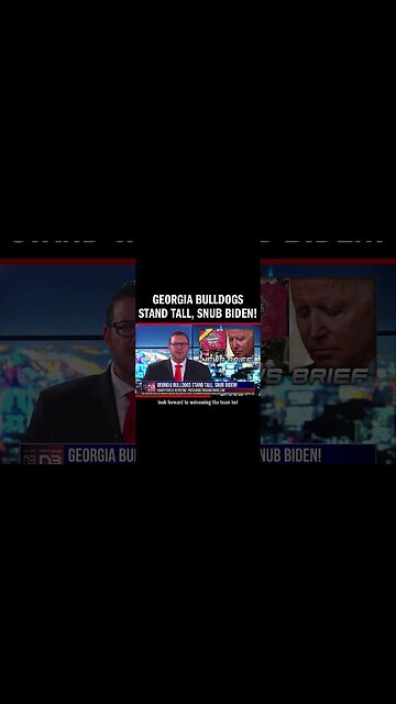 Georgia Bulldogs Stand Tall, SNUB Biden!