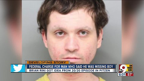 Federal charge for man FBI says claimed to be missing boy