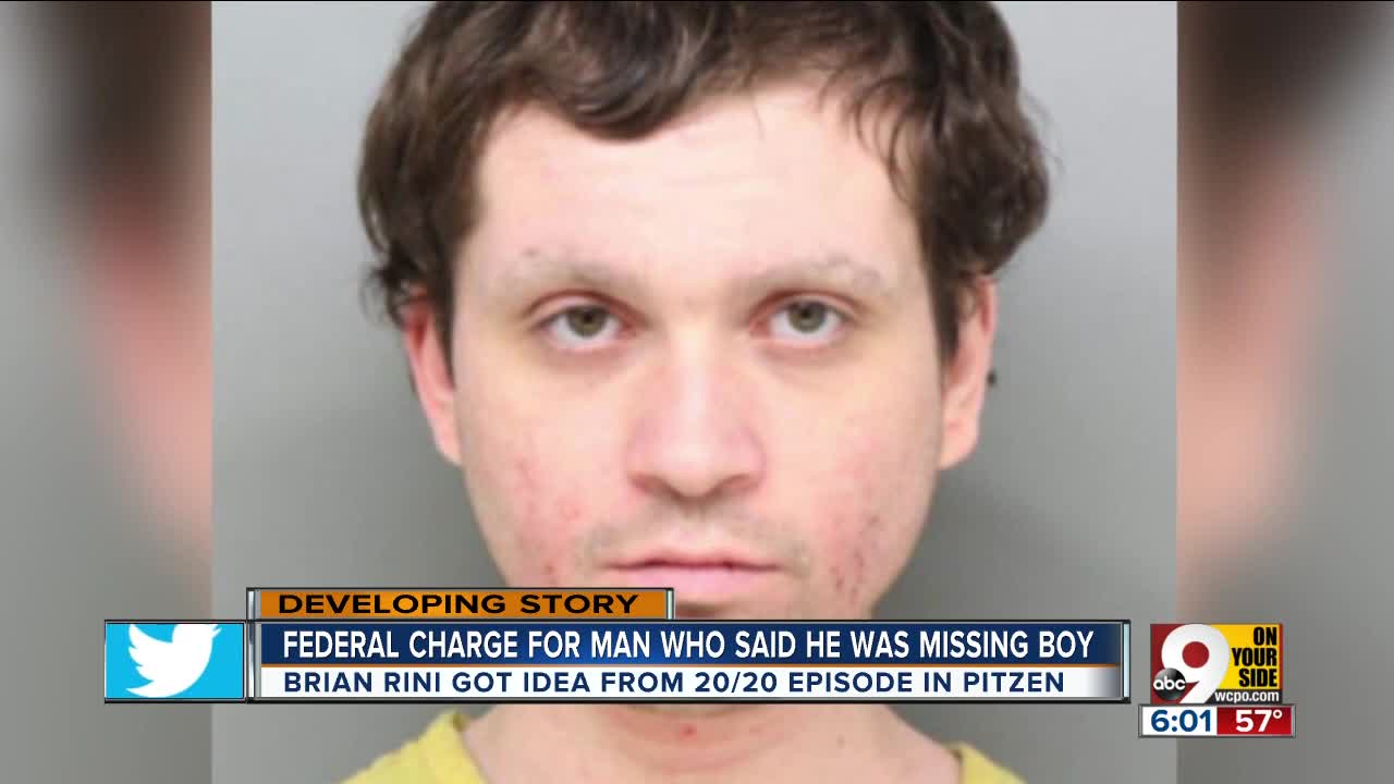 Federal charge for man FBI says claimed to be missing boy
