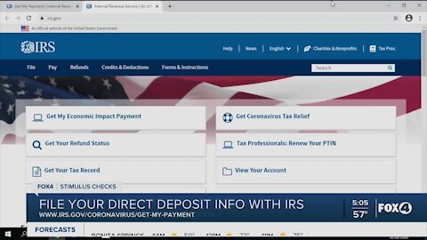 Preparing to receive your stimulus check