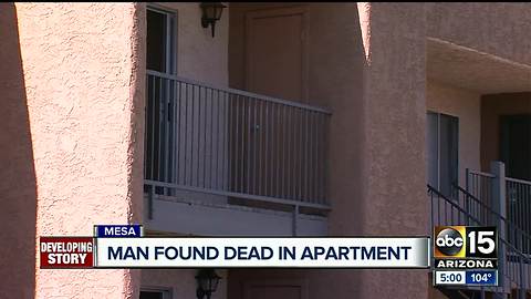 Man found dead in Mesa apartment, police say its suspicious