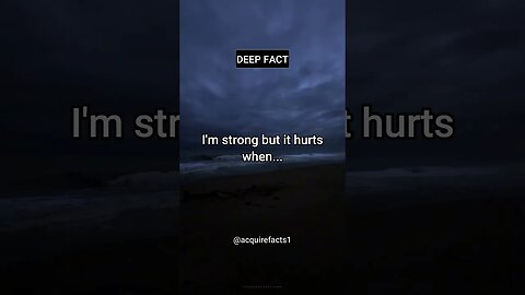 I'm strong but it hurts when... #shorts