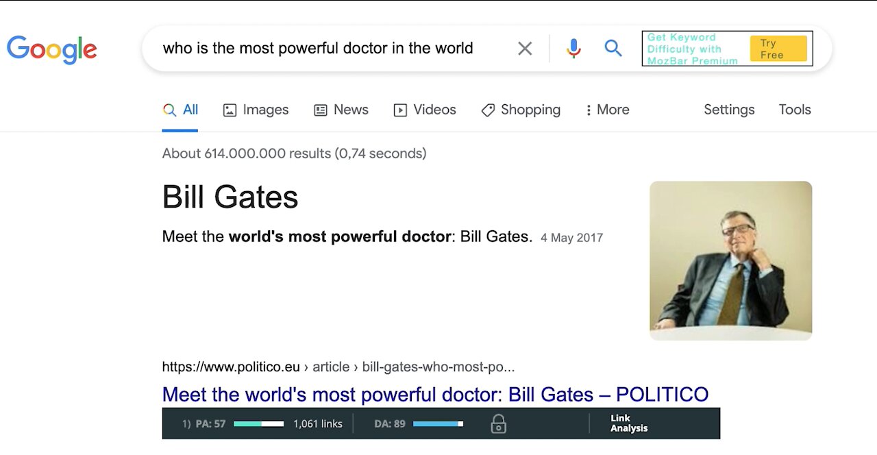 Bill Gates Google Search World Most Powerful Doctor Misleads Public Victor Hugo Interview