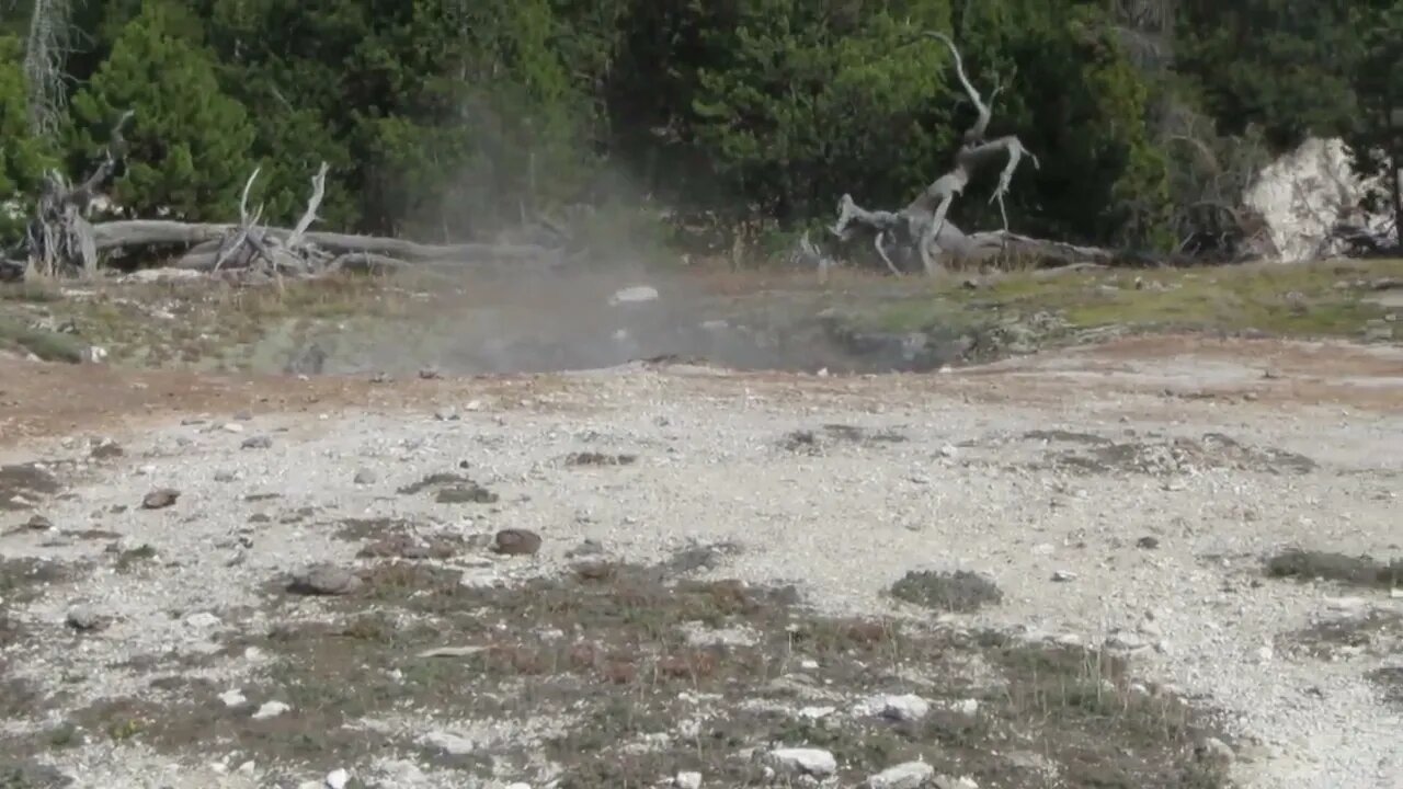 Geyser Hill in Yellowstone